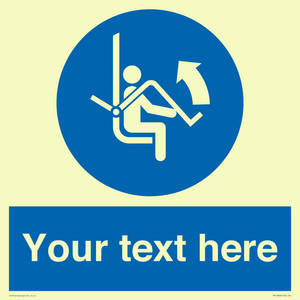 Custom Mandatory: Open safety bar of chairlift